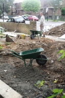 During the works