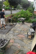 During the works