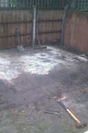 During works